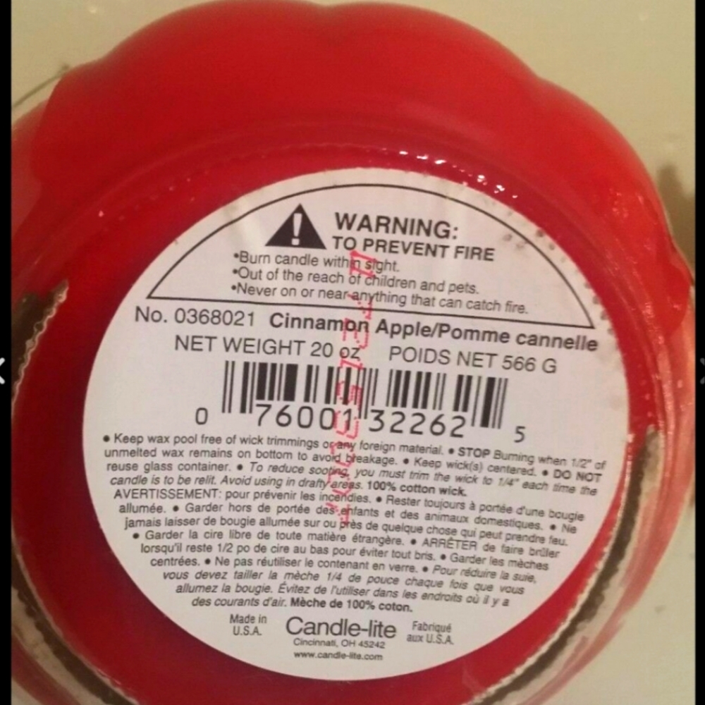 ‼️LAST ONE!!‼️  🕯CANDLE-LITE CINNAMON APPLE CHRISTMAS CANDLE🕯 - Picture 11 of 11